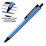 Ручка шариковая со стилусом FLUTE TOUCH, цвет синий
