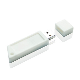 Флешка SL002 с чипом 8 гб. USB 2.0 (Белый)