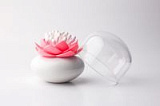 Контейнер для хранения ватных палочек lotus белый/розовый