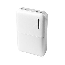 Внешний аккумулятор Oregon 10000 mAh - Черный AA (Белый)