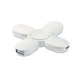 Разветвитель на 4 USB порта, белый