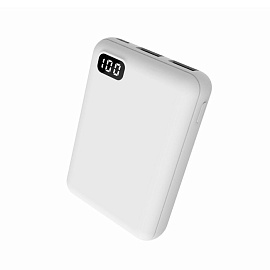 Внешний аккумулятор Etra 10000 mAh - Черный AA (Белый)