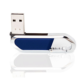 Флешка PM027 с чипом 4 гб. USB 2.0 (синий)