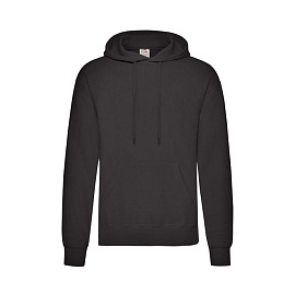 Толстовка с начесом CLASSIC HOODED SWEAT 280.Черная. Размер M (Чёрный)
