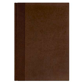 Недатированный ежедневник Portobello Trend VELVET 650U (5451) 145x205мм черный, календарь до 2023 г. (Коричневый)