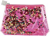 Косметичка "Модница" DEWAL BEAUTY, розовая - 20х5х16см
