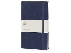 Записная книжка Classic, формат A6 (блок в линейку) (Синий)