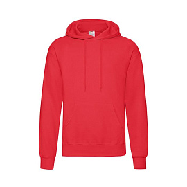 Толстовка с начесом CLASSIC HOODED SWEAT 280.Черная. Размер2XL (Красный)