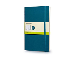 Записная книжка Classic Soft, формат A6 (блок нелинованный) (Бирюзовый)