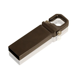Флешка ME012 с чипом 16 гб. USB 2.0 (Тёмно-серый)