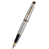 Перьевая ручка Waterman Expert 3, цвет: Stainless Steel GT, перо: F