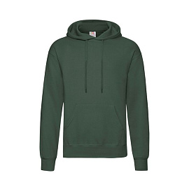 Толстовка с начесом CLASSIC HOODED SWEAT 280.Темно-синяя. РазмерXL (Тёмно-зелёный)