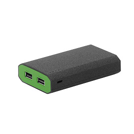 Внешний аккумулятор, Stone Island PB с покрытием SOFT TOUCH, 7800 mAh (Зелёный; Тёмно-серый)
