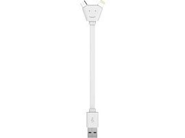 USB-переходник XOOPAR Y CABLE, чёрный (Белый)