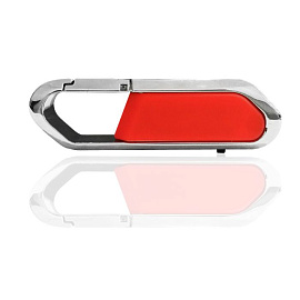 Флешка PM027, soft с чипом 4 гб. USB 2.0 (красный)