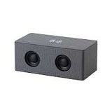 Bluetooth колонка "Cool Gray" с двумя динамиками (2х3Вт) и беспроводным зарядным устройством, перера