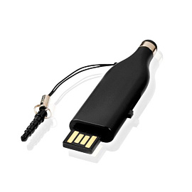 Флешка PL002 с чипом 16 гб. USB 2.0 (чёрный)