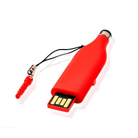 Флешка PL002 с чипом 16 гб. USB 2.0 (красный)