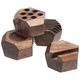 Набор настольный Wood Job (Коричневый)