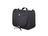 Несессер SWISSGEAR TOILETRY KIT, дорожный, 27х11х22 см, черный