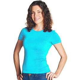 Футболка женская 37W Slim Woman (Бирюзовый)