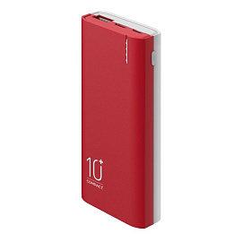 Внешний аккумулятор 10000mAh, black, OLMIO (Красный)