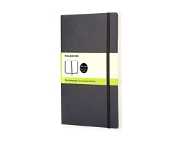 Записная книжка Classic Soft, формат A6 (блок нелинованный) (Чёрный)