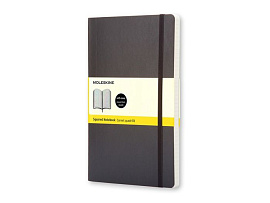 Записная книжка Classic Soft, формат A5 (блок в линейку) (Чёрный)