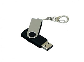 Флешка 4 Гб. Темно-синий, USB2.0 (Чёрный)