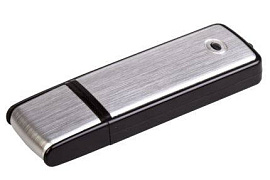 Флешка Steel,  8 Гб (Серебряный)