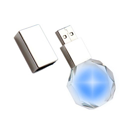 Флешка Diamond 16 Гб - Красный PP. USB 2.0 (Синий)