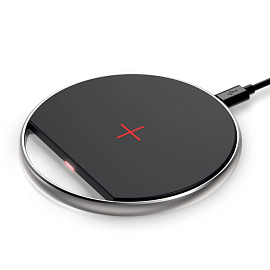Беспроводное ЗУ OLMIO 10W, SUPERB, Fast Charge, black, (Чёрный)