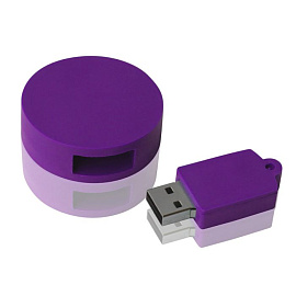 Флешка PVC045 с чипом 16 гб. USB 2.0 (Фиолетовый)