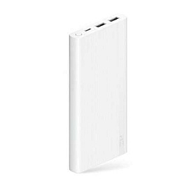 POWER BANK XIAOMI (MI) ZMI 10000 MAH 18W DUAL PORT USB-A/TYPE-C QUICK CHARGE 3.0, POWER DELIVERY 2.0 (Белый)