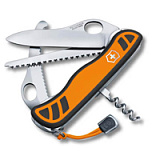 Нож перочинный VICTORINOX Hunter XT, 111 мм, 6 функций, с фиксатором лезвия, оранжевый с чёрным