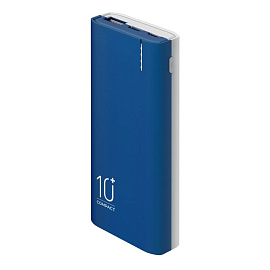 Внешний аккумулятор 10000mAh, black, OLMIO (Синий)