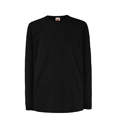 Детская футболка FOTL Valueweight T long sleeve (Чёрный)