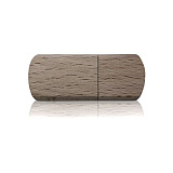 Флешка DR034 (бук натуральный) с чипом 128 гб. USB 2.0