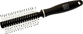 Брашинг Dewal Beauty серия "Бархат" с нейлоновым штифтом, покрытие SOFT TOUCH, d18 (Чёрный; Белый)
