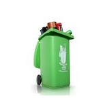Органайзер для рабочего стола wheelie bin зеленый