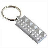 USB-Flash накопитель (флешка) "Replica" металлический с кольцом для ключей,  2 Gb. В подарочной коро