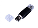 Флеш-накопитель c разъемами MicroUSB и TypeC, 16Гб