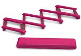 Подставка под горячее раскладная stretch™ розовая