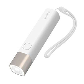 Портативный фонарик XIAOMI SOLOVE X3 PORTABLE FLASHLIGHT POWER BANK BLACK (Белый)