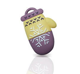 Флешка PVC178 "Варежка" с чипом 64 гб. USB 2.0 (жёлтый)