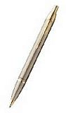 Шариковая ручка Parker IM Metal, K221, цвет: Silver CT,  стержень: Mblue