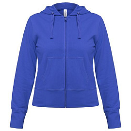 Толстовка женская Hooded Full Zip (ярко-синий)
