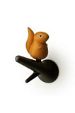 Вешалки настенные squirrel 2 шт. коричневые/оранжевые