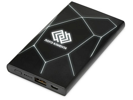 Портативное беспроводное зарядное устройство Geo Wireless, 5000 mAh, черный (чёрный)