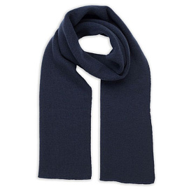 Шарф вязаный WIND SCARF, черный (Тёмно-синий)